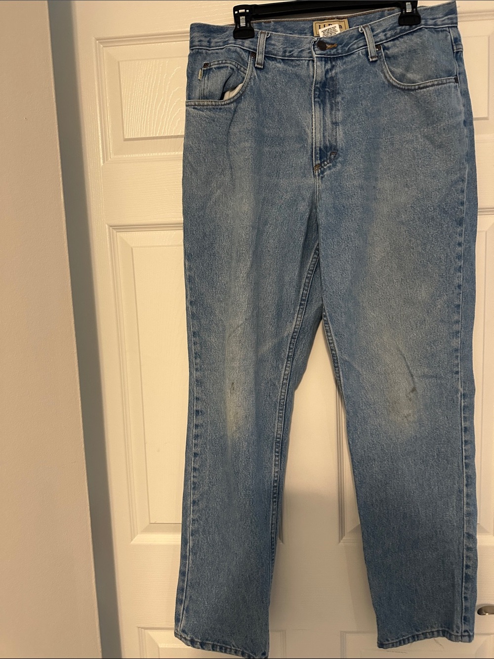 Light Blue Men's Jeans - Casual Straight Fit